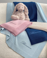 Blumarine Baby Copertina In Misto Cachemire Asia