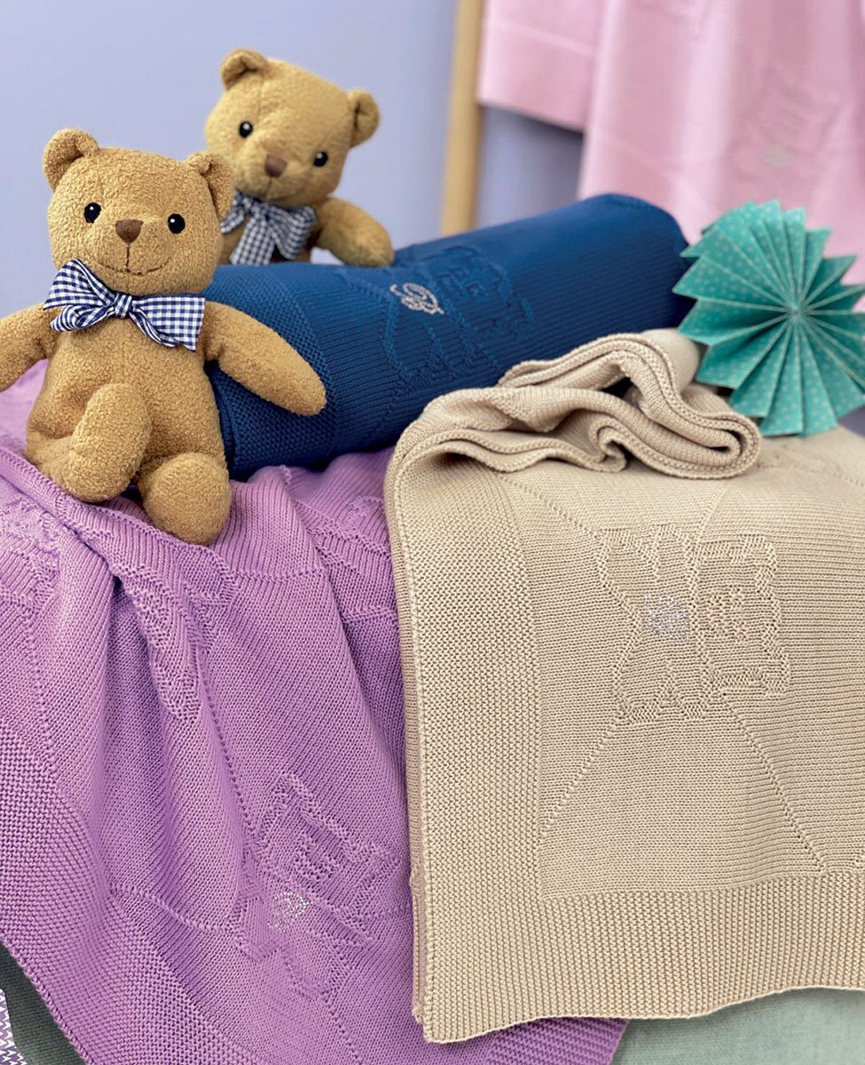 Blumarine Baby Copertina In Cotone Orsetto
