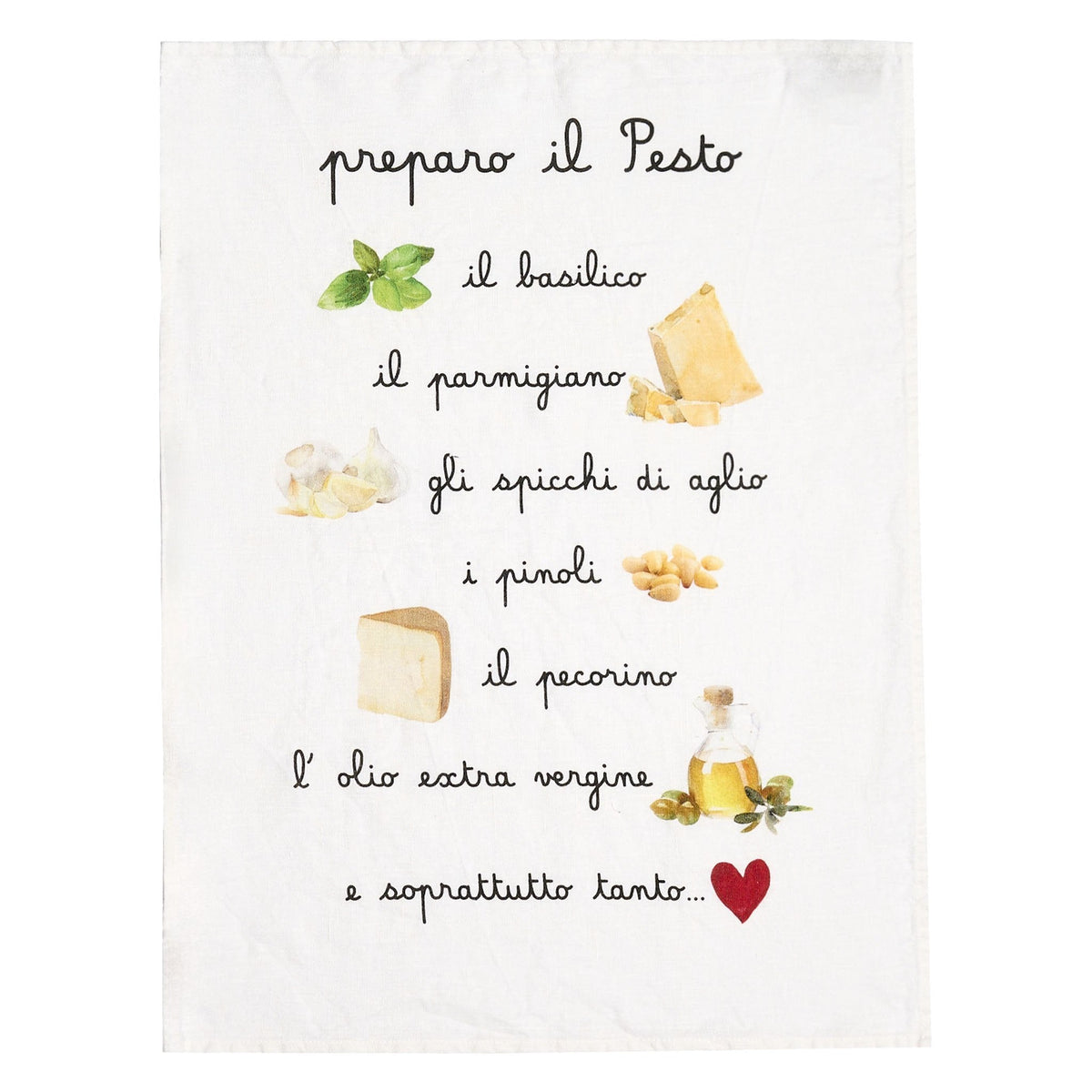 Simple Day Canovaccio In Lino Decoro Pesto