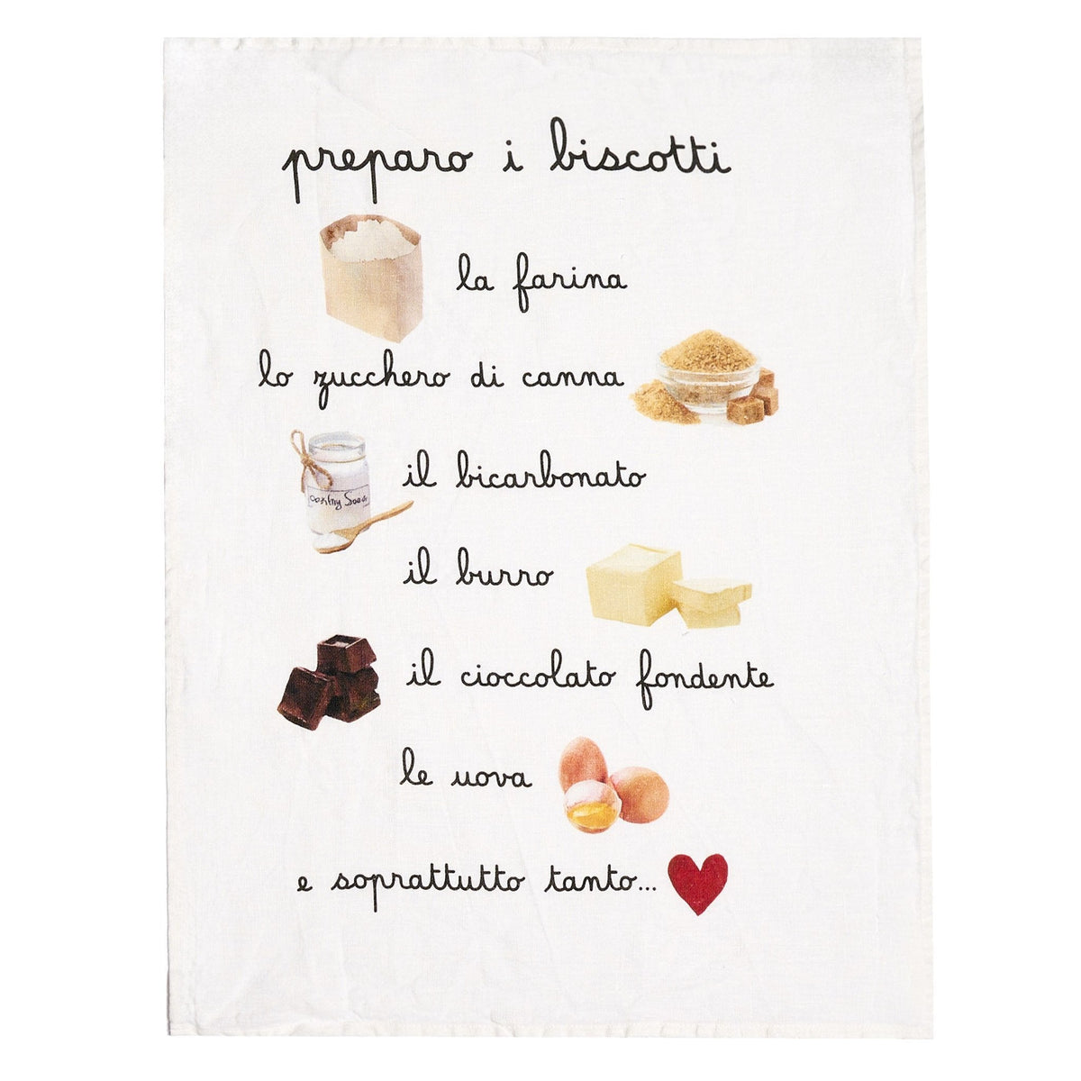 Simple Day Canovaccio In Lino Decoro Biscotti