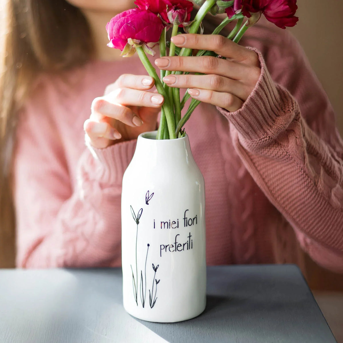 Simple Day Vaso Portafiori In Gres I Miei Fiori Preferiti