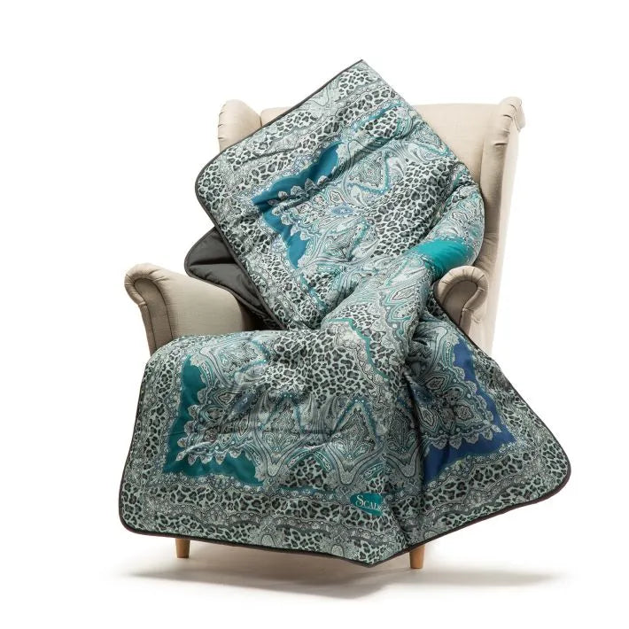 Caleffi Scaldotto Plaid Imbottito Leopard