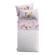 Caleffi Completo Lenzuola Singolo in cotone Princess Flowers