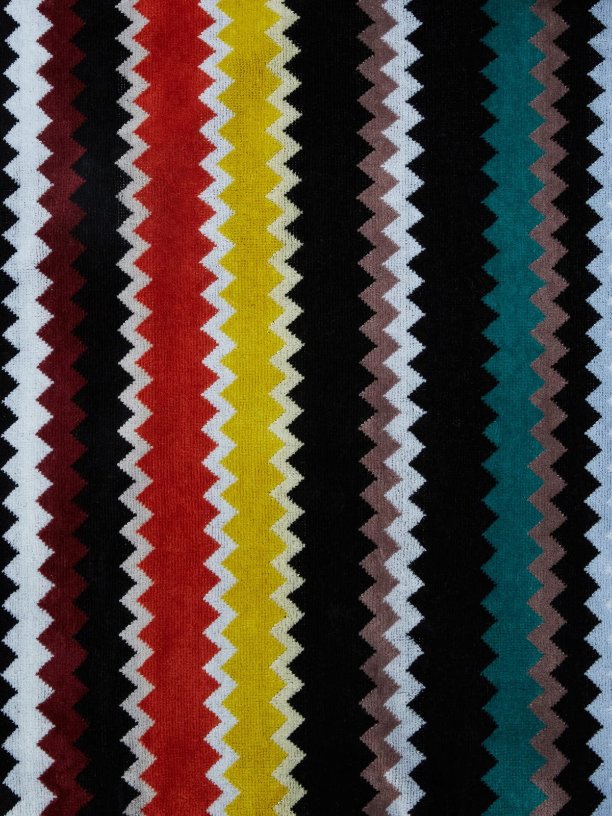 Missoni Home Accappatoio Con Cappuccio In Spugna Di Cotone Velour Curt