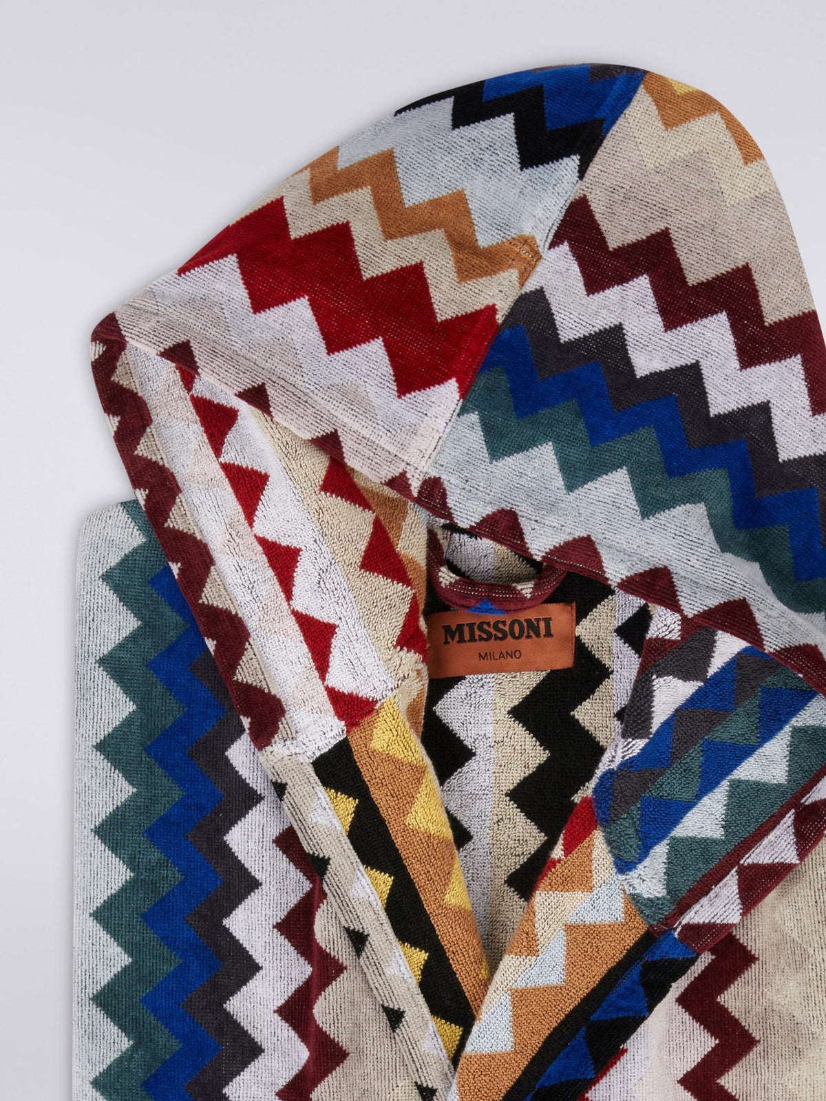 Missoni Accappatoio Con Cappuccio In Spugna Di Cotone Cyrus