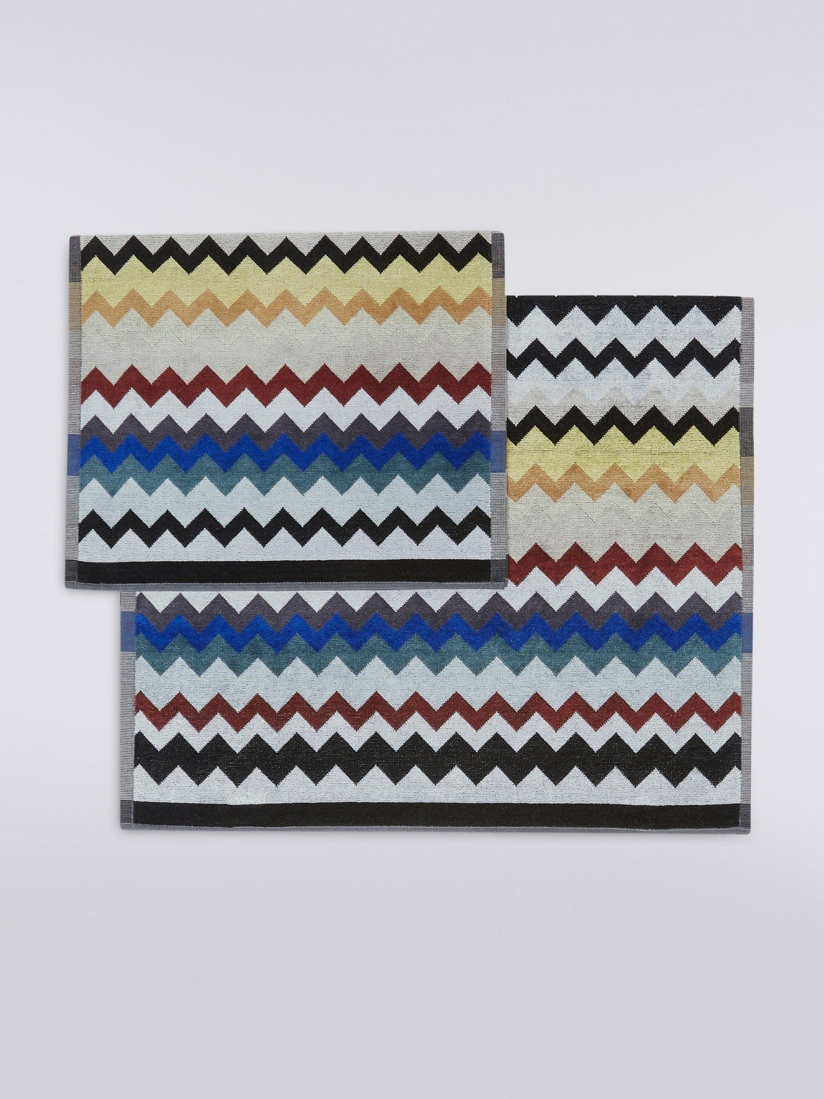 MISSONI HOME SET 2 PEZZI ASCIUGAMANI IN SPUGNA DI COTONE CYRUS