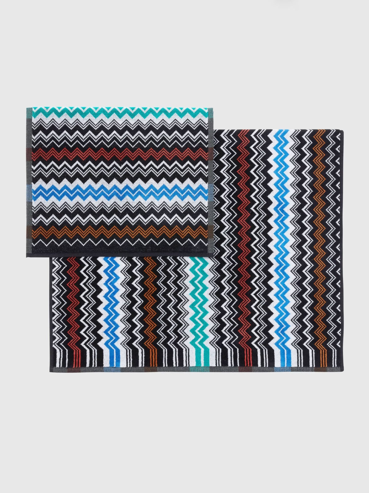 Missoni Home Set Asciugamani 1+1 In Spugna Di Cotone Neoclassic
