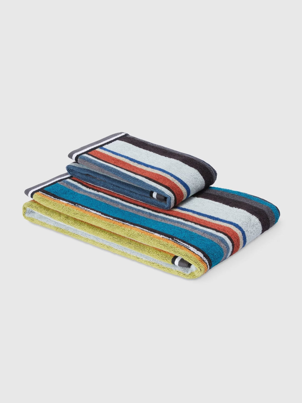Missoni Home Set Asciugamani 1+1 In Spugna Di Cotone Wooden