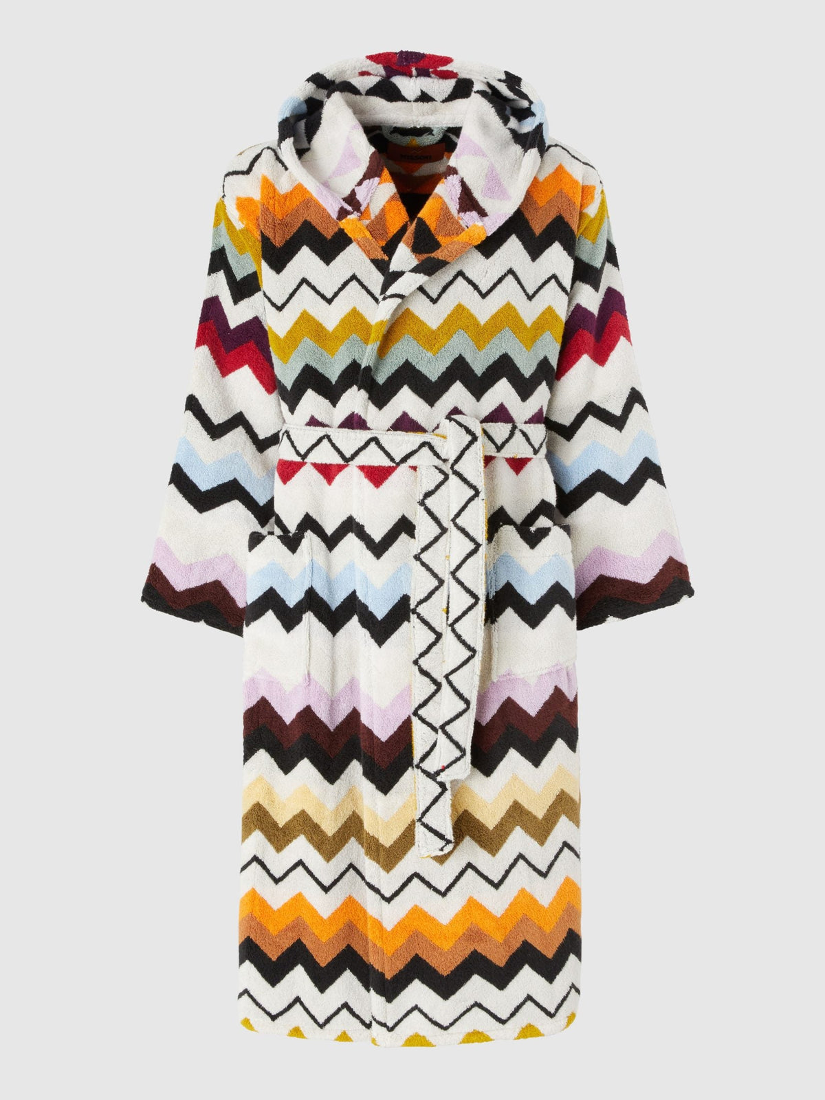 Missoni Home Accappatoio Con Cappuccio In Spugna Di Cotone Murrina