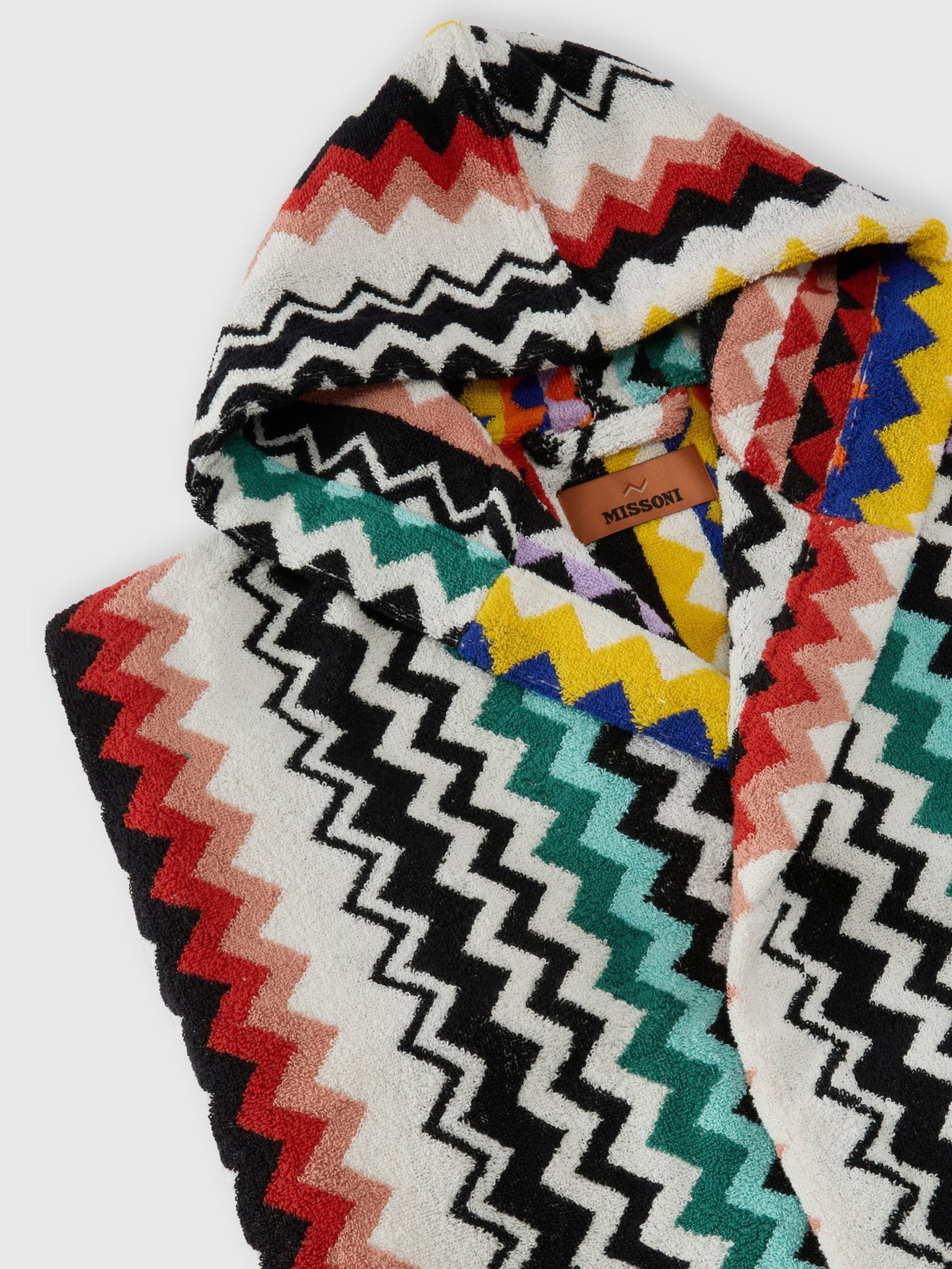 Missoni Home Accappatoio Con Cappuccio In Spugna Di Cotone Best
