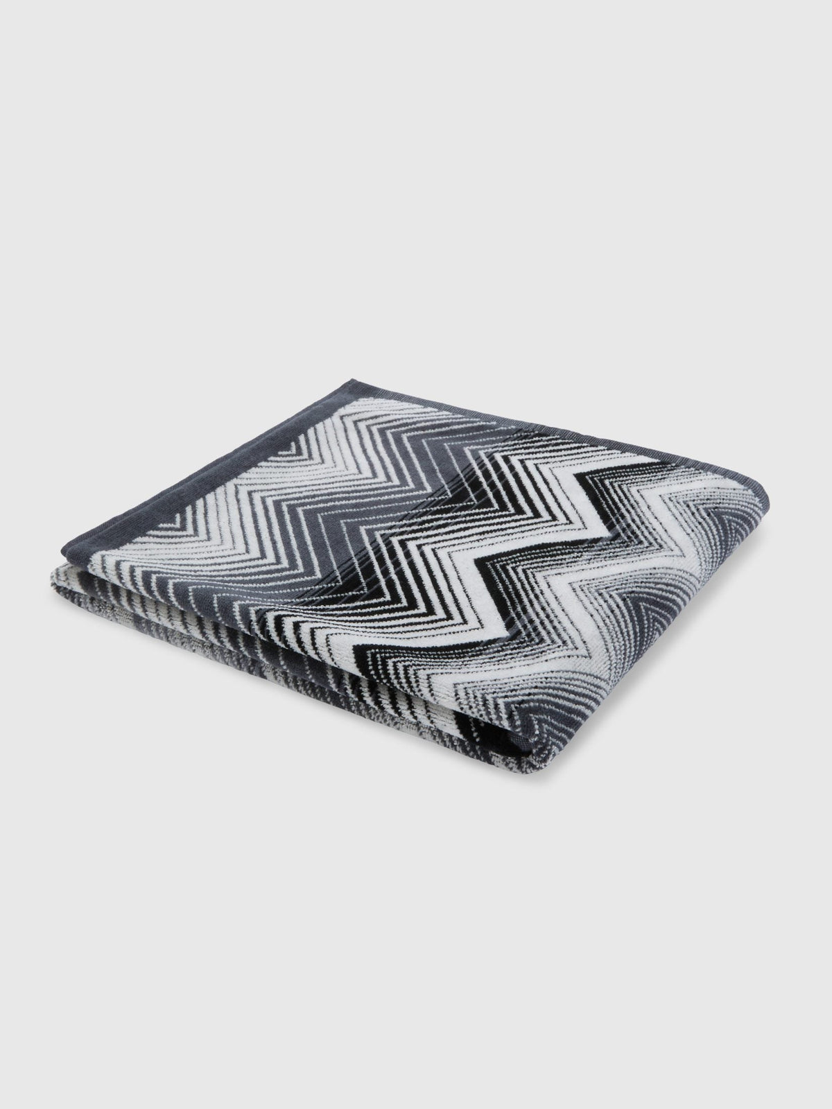 Missoni Home Set Asciugamani 1+1 In Spugna Di Cotone Velour Marea
