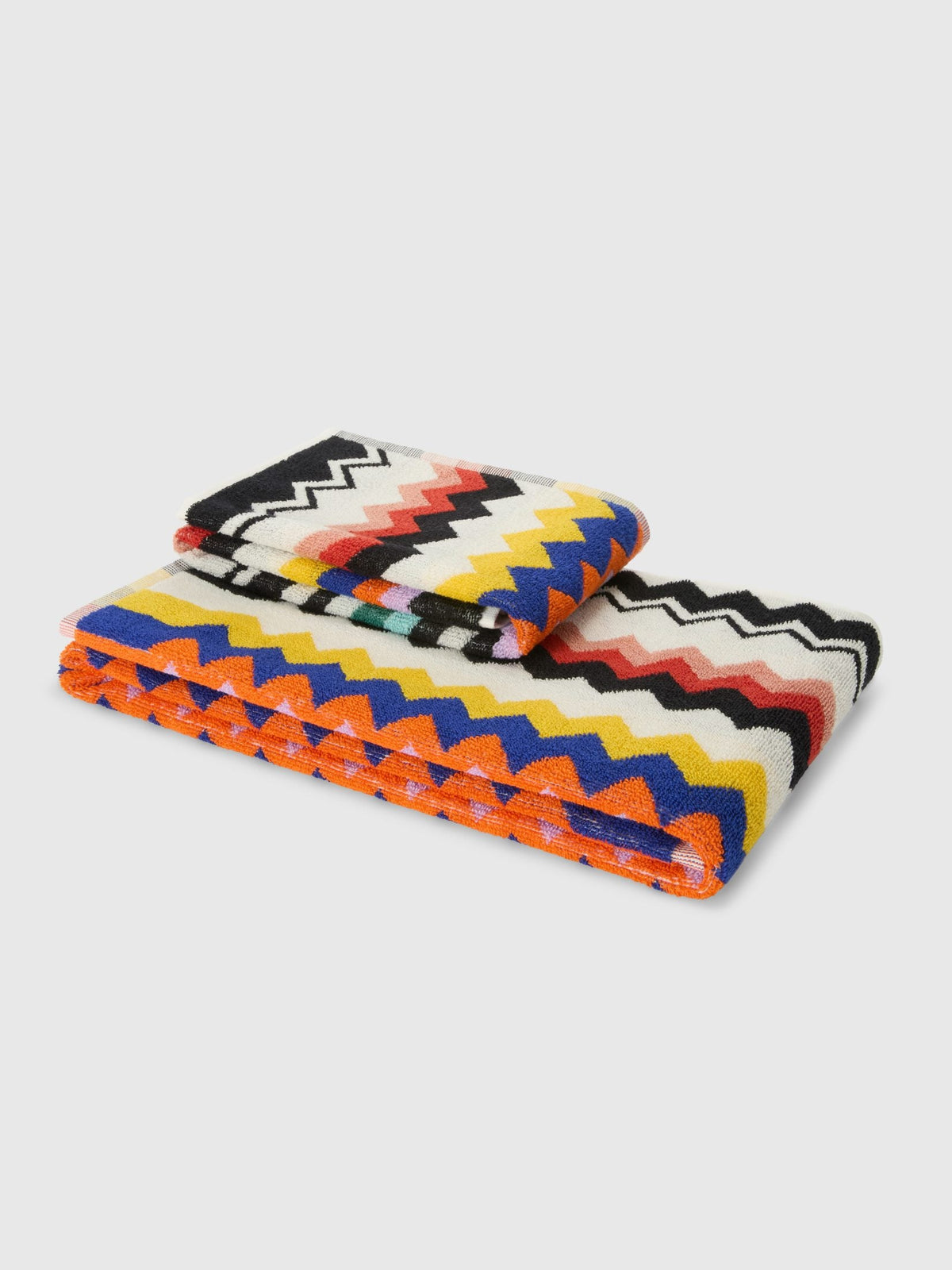 Missoni Home Set Asciugamani 1+1 In Spugna Di Cotone Best