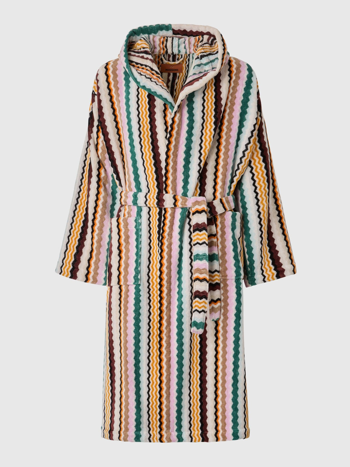 Missoni Home Accappatoio Con Cappuccio In Spugna Di Cotone Aura