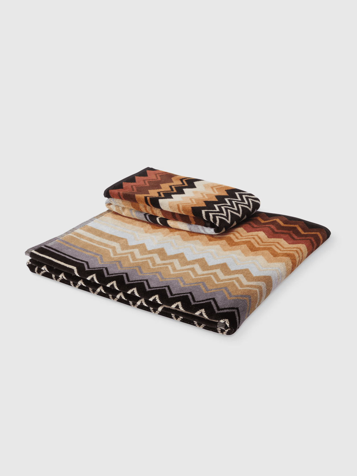 Missoni Home Set Asciugamani 1+1 In Spugna Di Cotone Giacomo