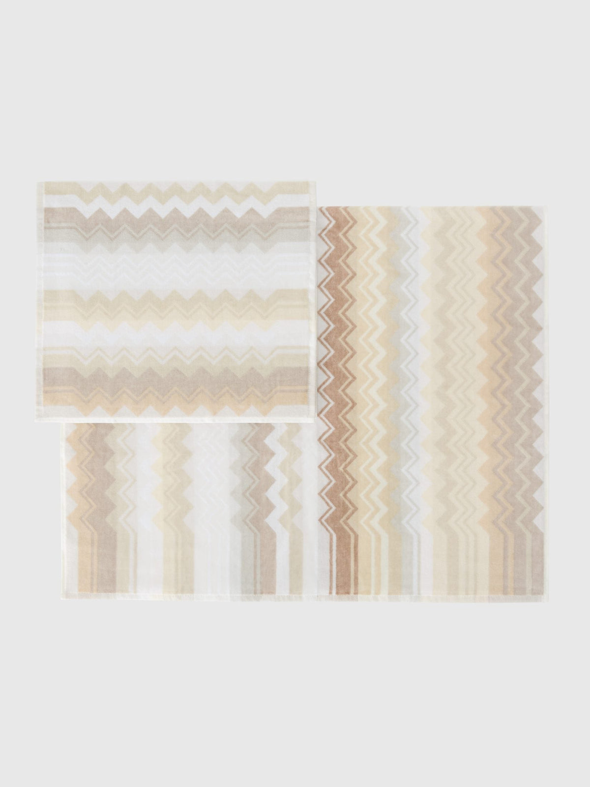 Missoni Home Set Asciugamani 1+1 In Spugna Di Cotone Giacomo