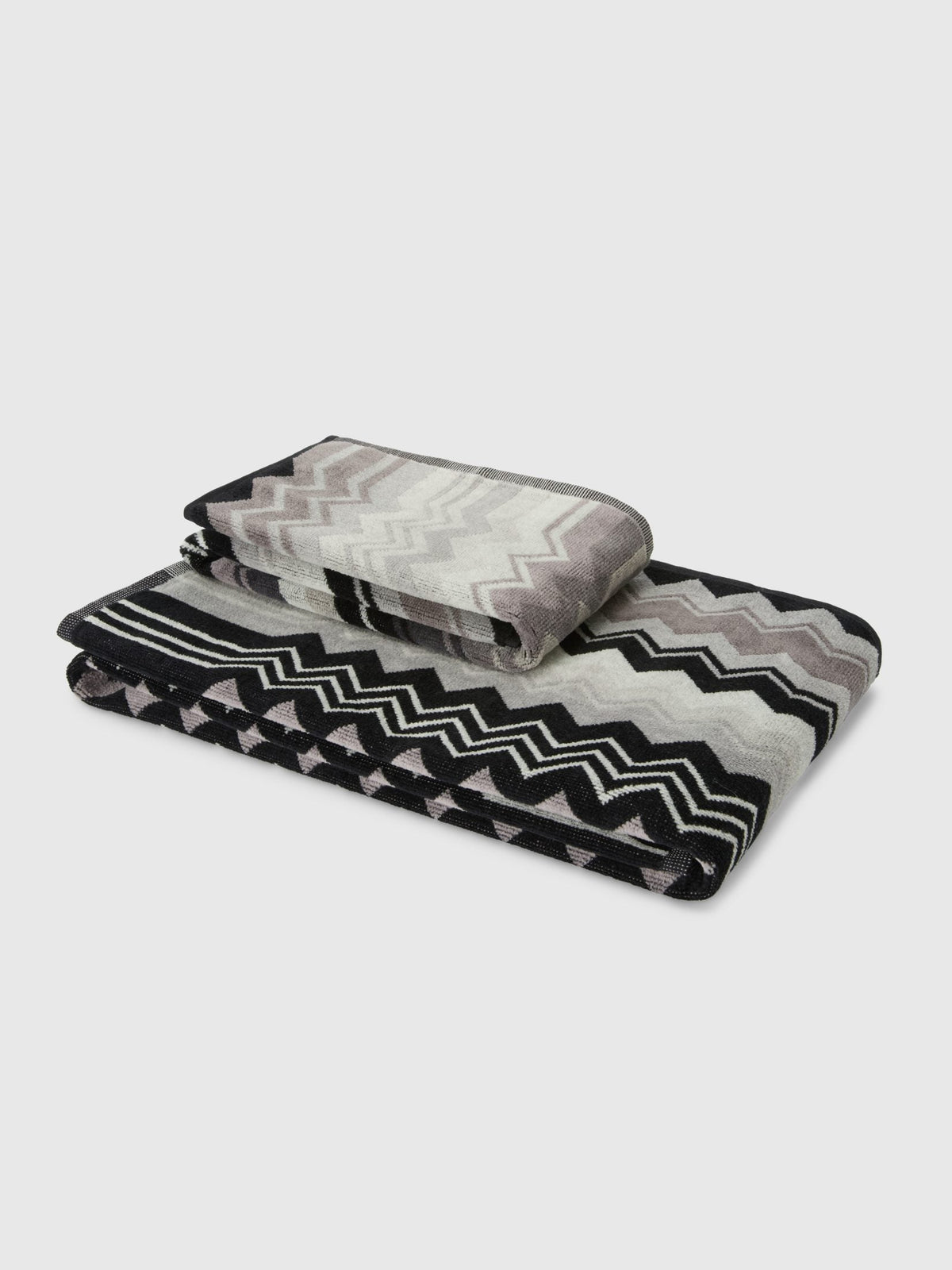 Missoni Home Set Asciugamani 1+1 In Spugna Di Cotone Giacomo