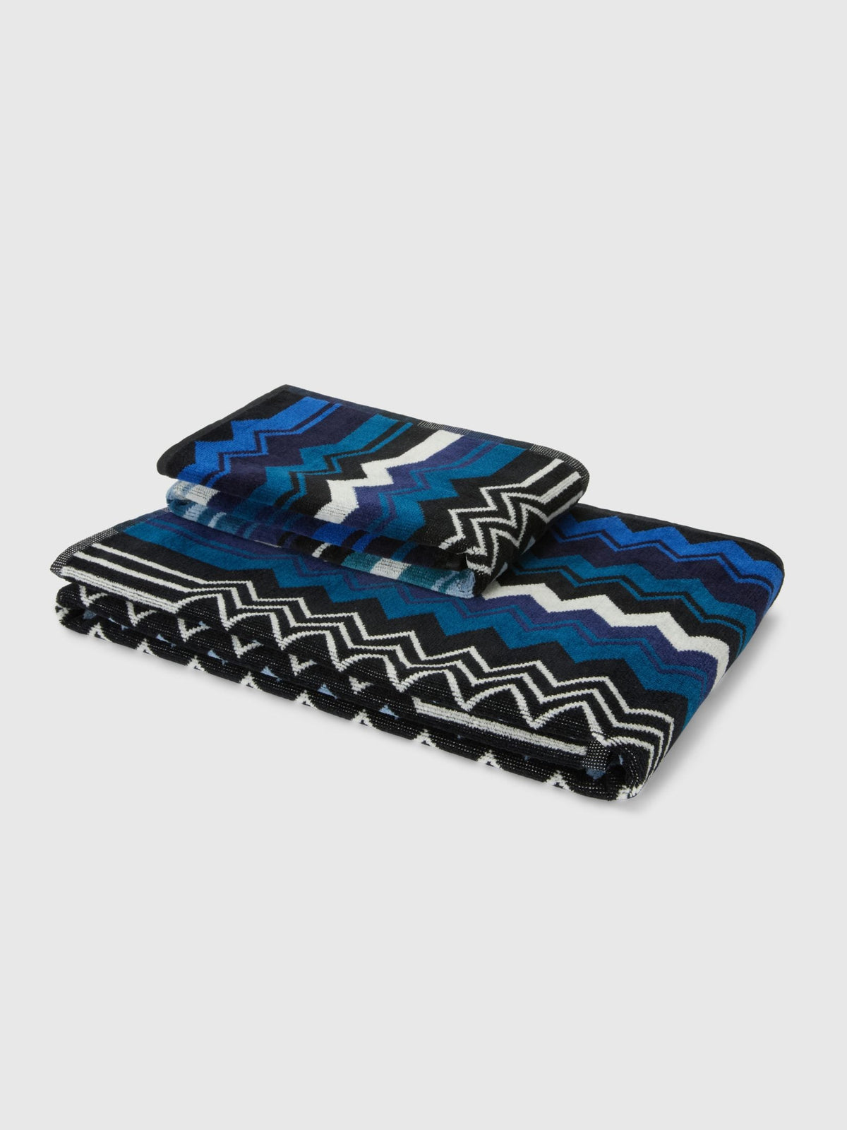 Missoni Home Set Asciugamani 1+1 In Spugna Di Cotone Giacomo