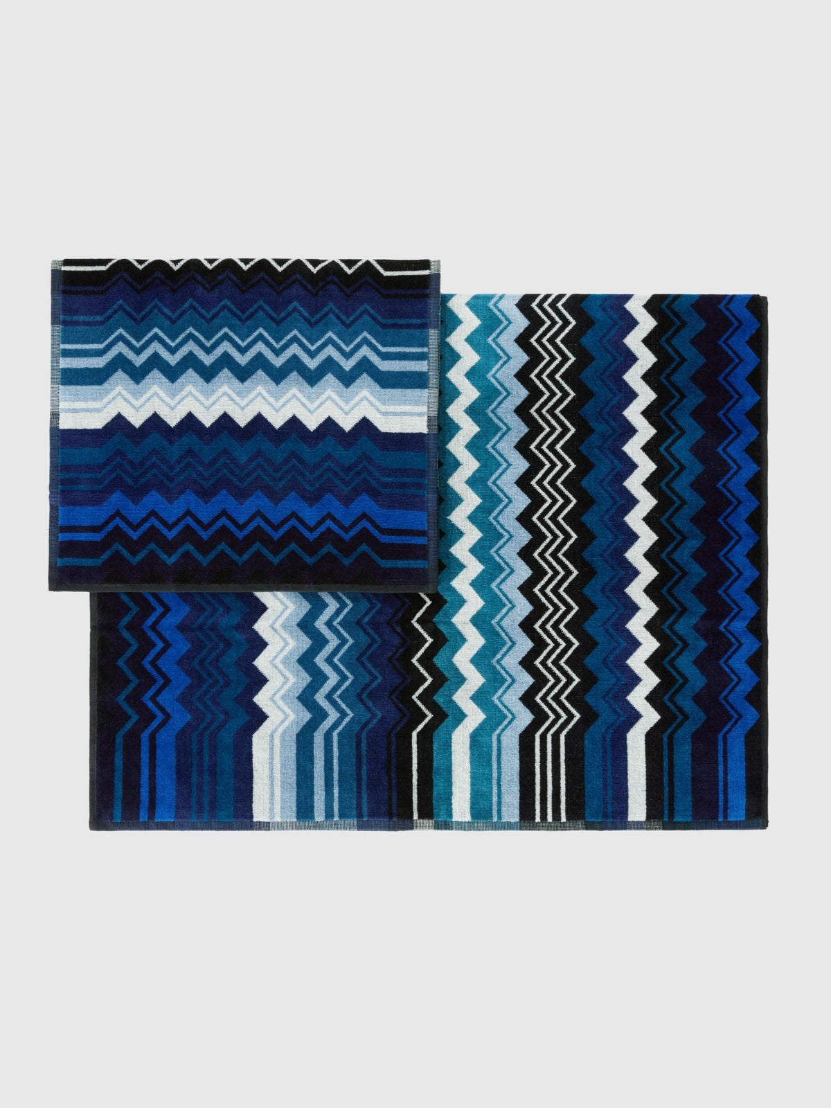 Missoni Home Set Asciugamani 1+1 In Spugna Di Cotone Giacomo