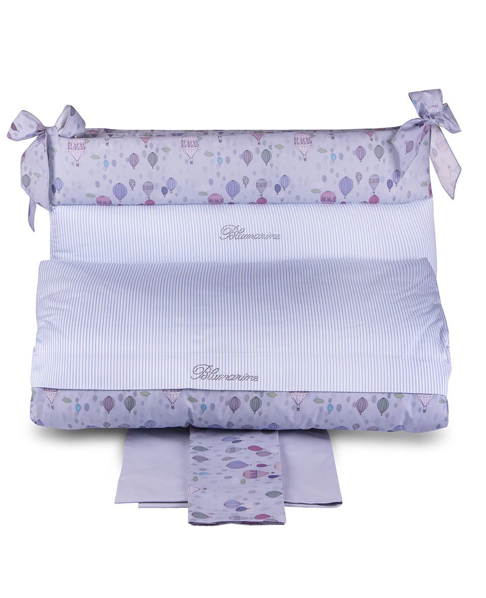 Blumarine Baby Completo Copripiumino Lettino 5Pz Mongolfiera