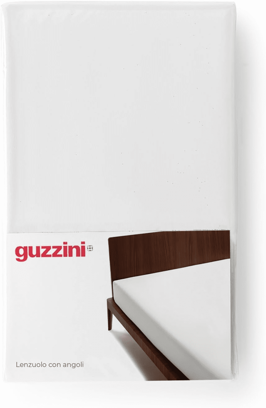 Guzzini Lenzuolo Matrimoniale Sotto Con Angoli In Percalle Di Cotone Tinta Unita Classic