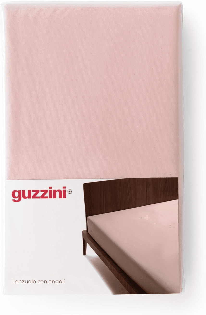 Guzzini Lenzuolo Matrimoniale Sotto Con Angoli In Percalle Di Cotone Tinta Unita Classic
