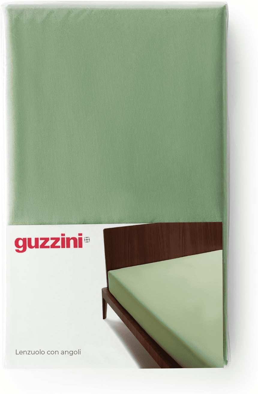 Guzzini Lenzuolo Matrimoniale Sotto Con Angoli In Percalle Di Cotone Tinta Unita Classic