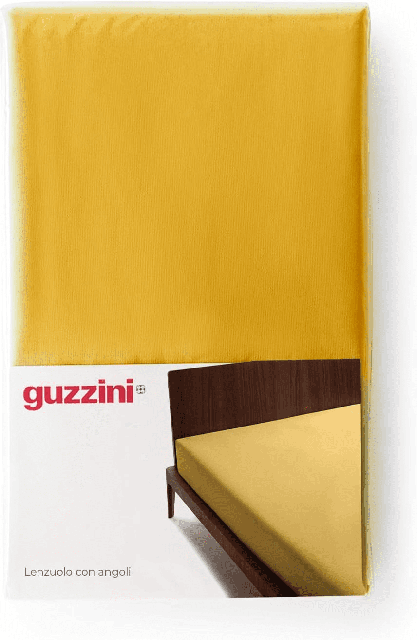 Guzzini Lenzuolo Matrimoniale Sotto Con Angoli In Percalle Di Cotone Tinta Unita Classic