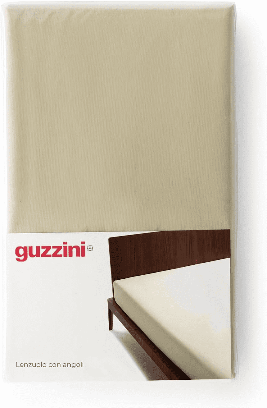 Guzzini Lenzuolo Matrimoniale Sotto Con Angoli In Percalle Di Cotone Tinta Unita Classic