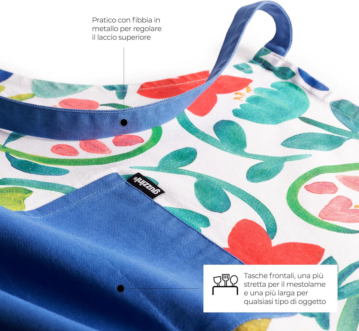 Guzzini Grembiule Da Cucina Floral Vibration