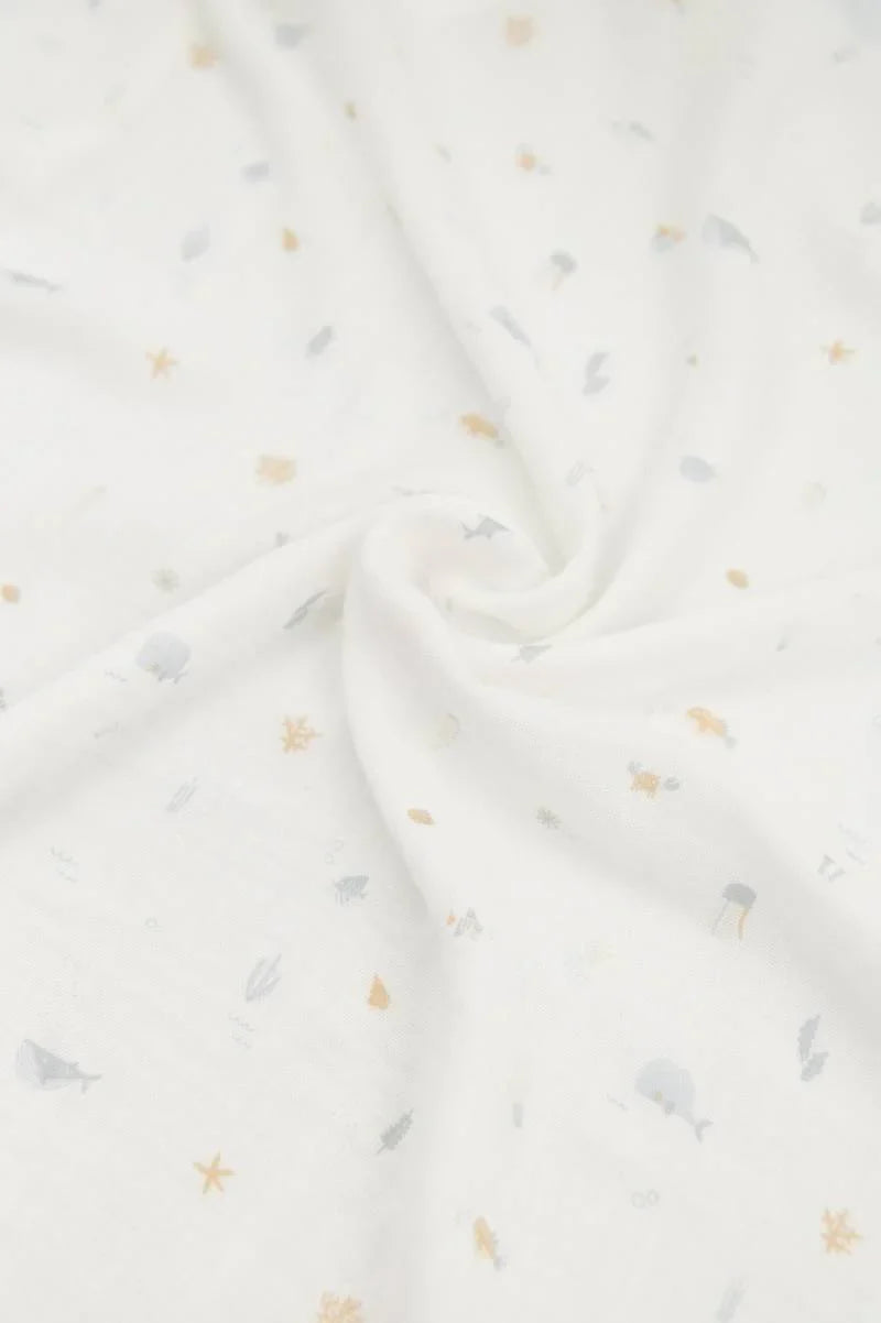 Bamboom Swaddle M 3 Pack Print Sealife