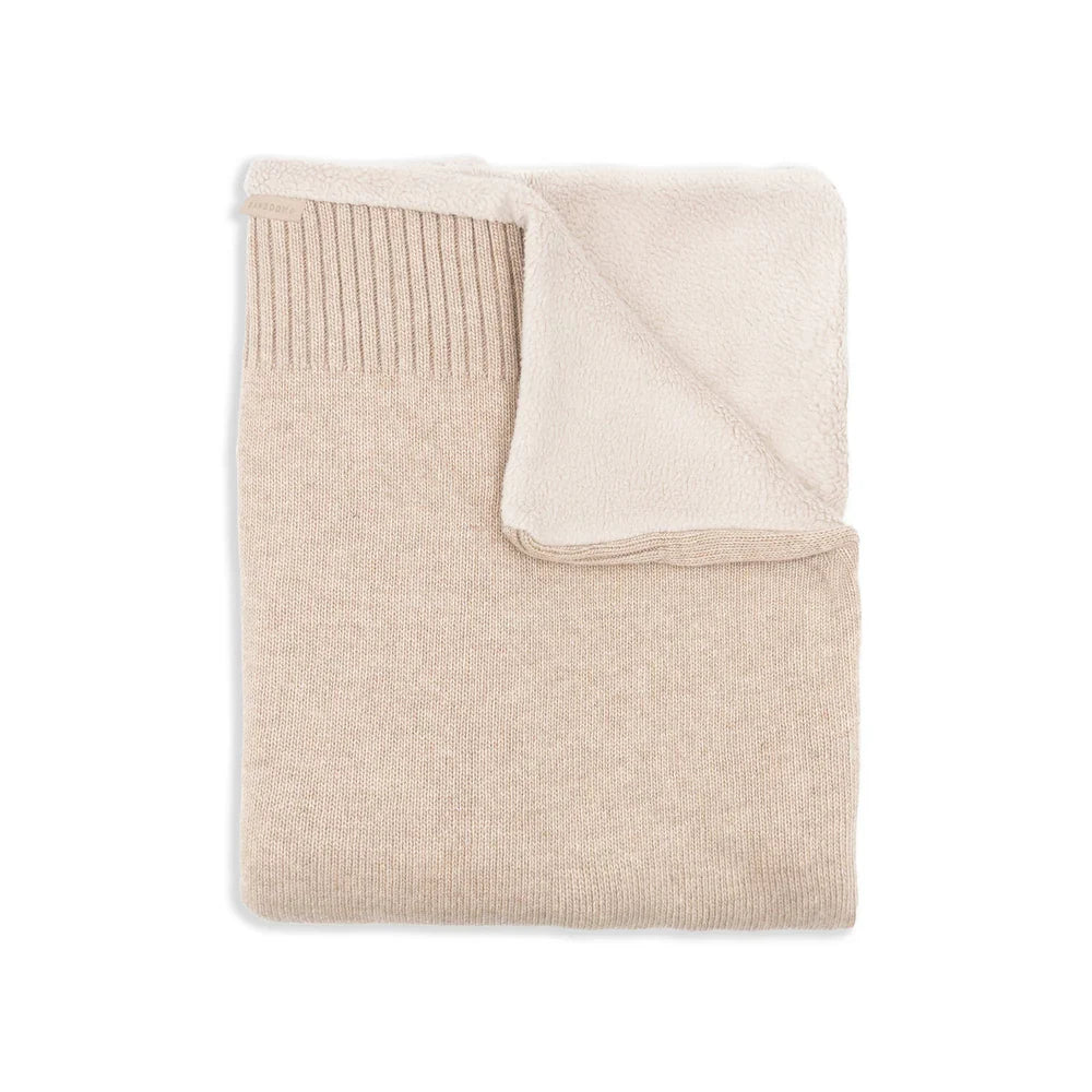 Bamboom Copertina 4 Stagioni Con Cashmere E Lato Teddy Light Chocolate