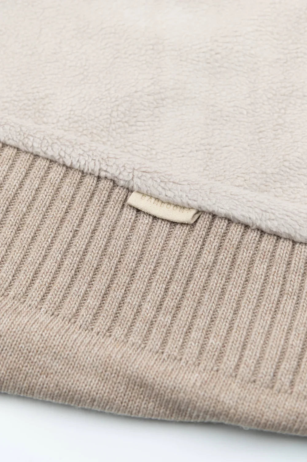Bamboom Copertina 4 Stagioni Con Cashmere E Lato Teddy Light Chocolate