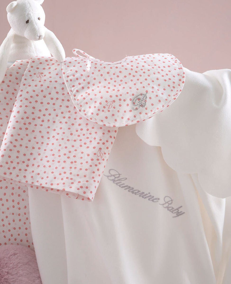 Blumarine Baby Copertina Per Culla In Caldo Pile Archetto