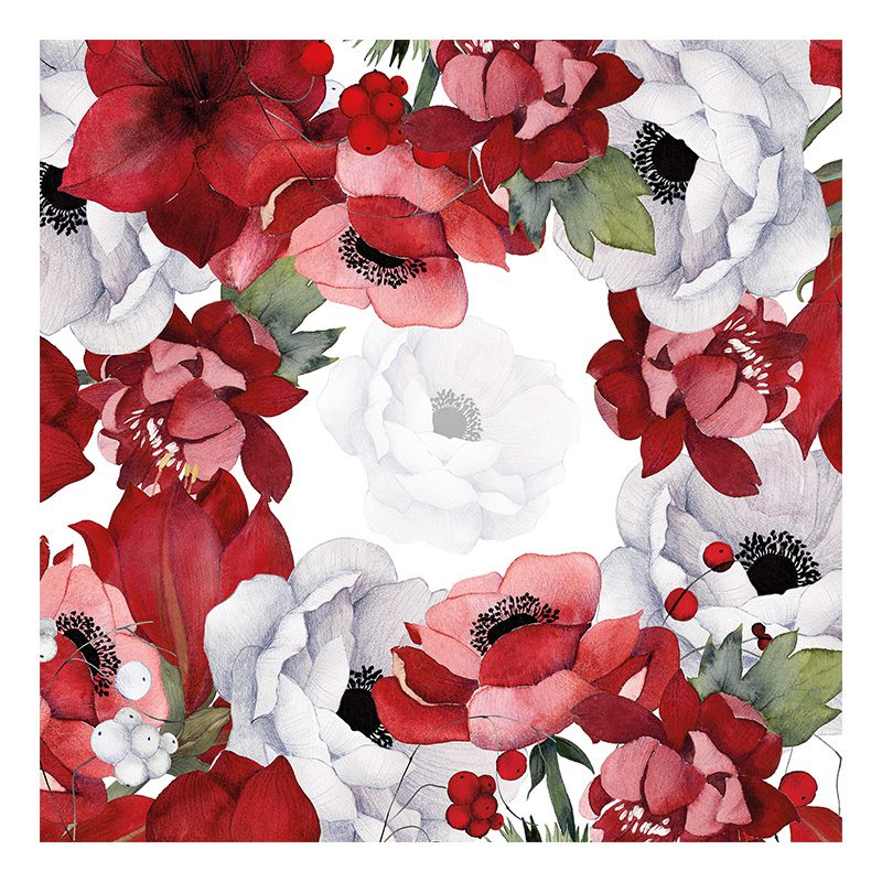 Napking Tovaglia E/O Runner In Lino Premium Anemoni