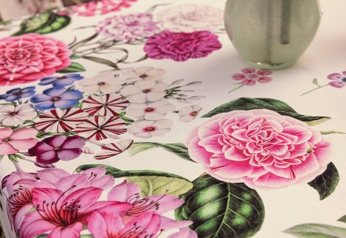 Tag House Artissima Runner In Cotone Stampato 3982 Camelia