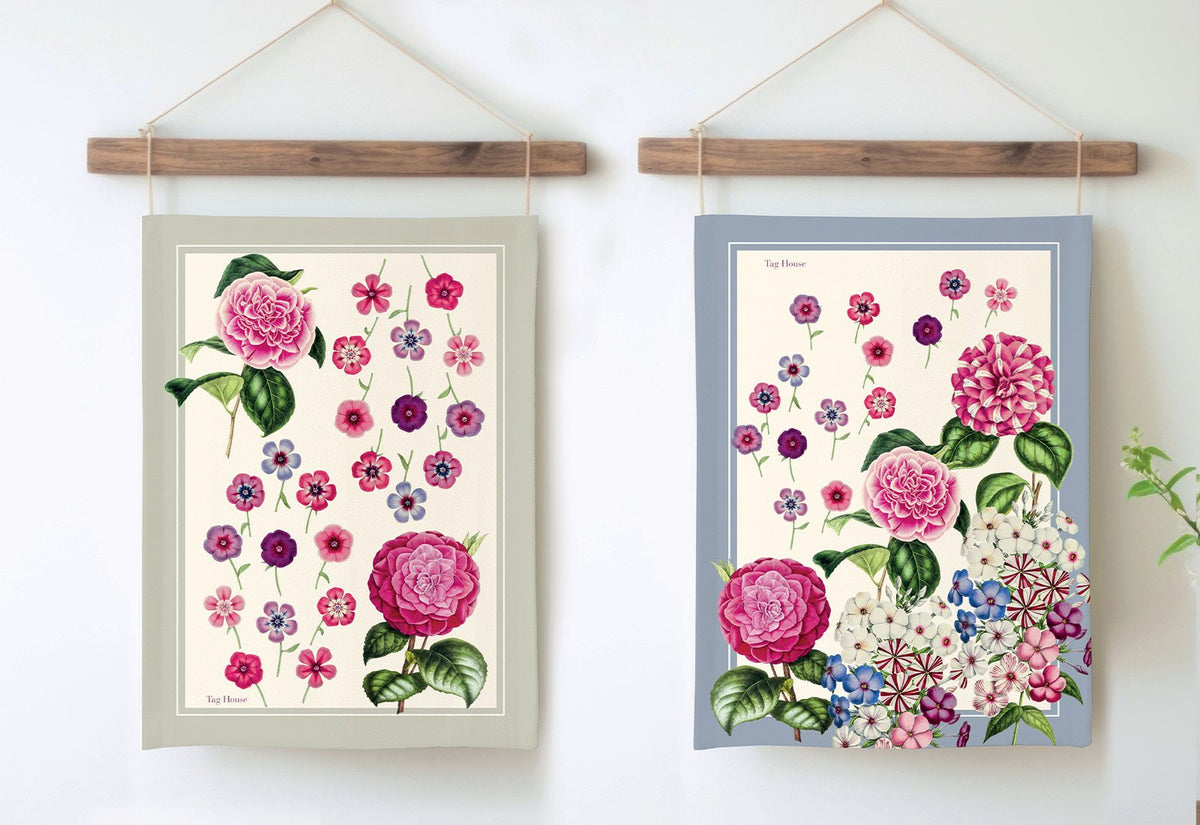 Tag House Artissima Strofinaccio In Cotone Stampato 3982 Camelia