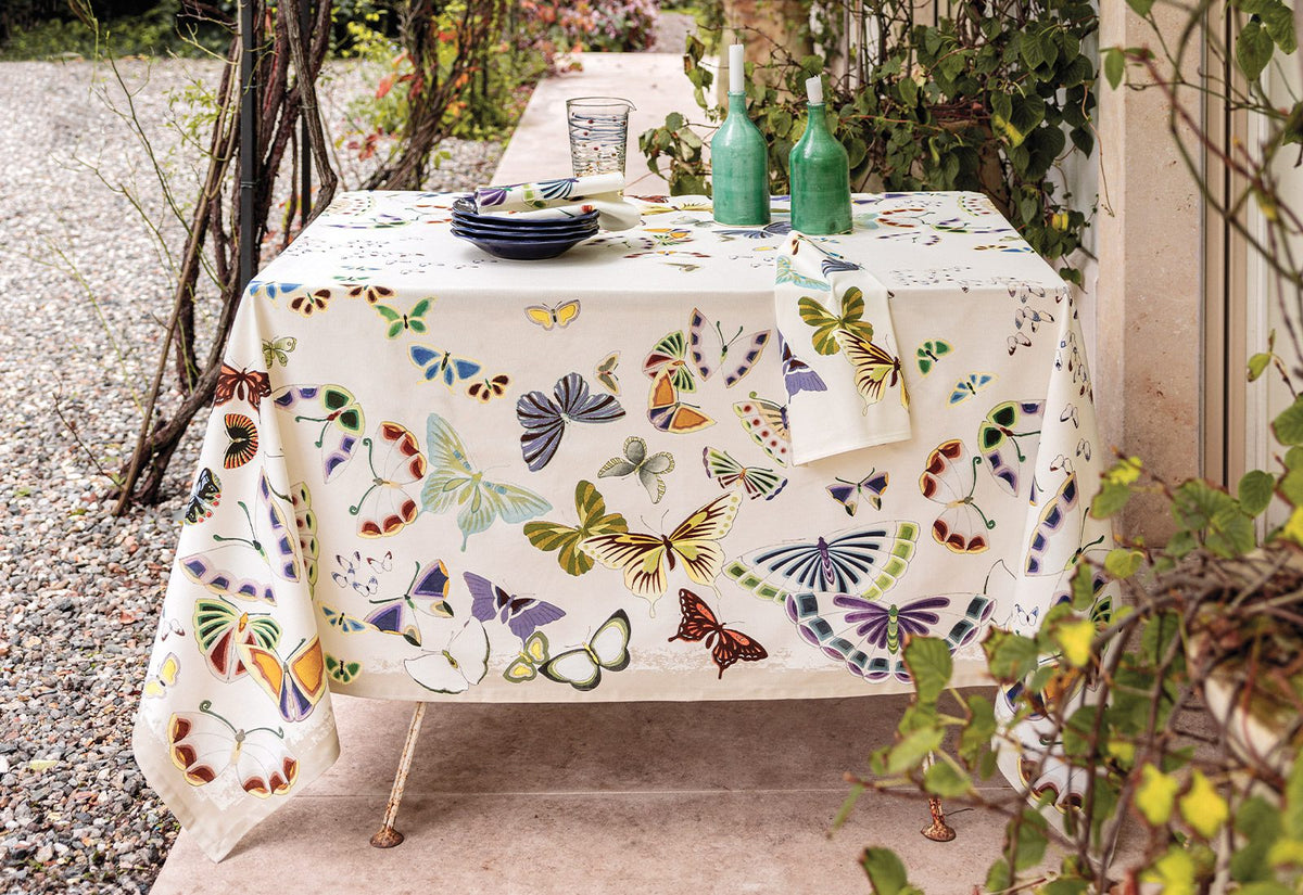 Tag House Artissima Tovaglia In Cotone Stampato 3985 Mariposa