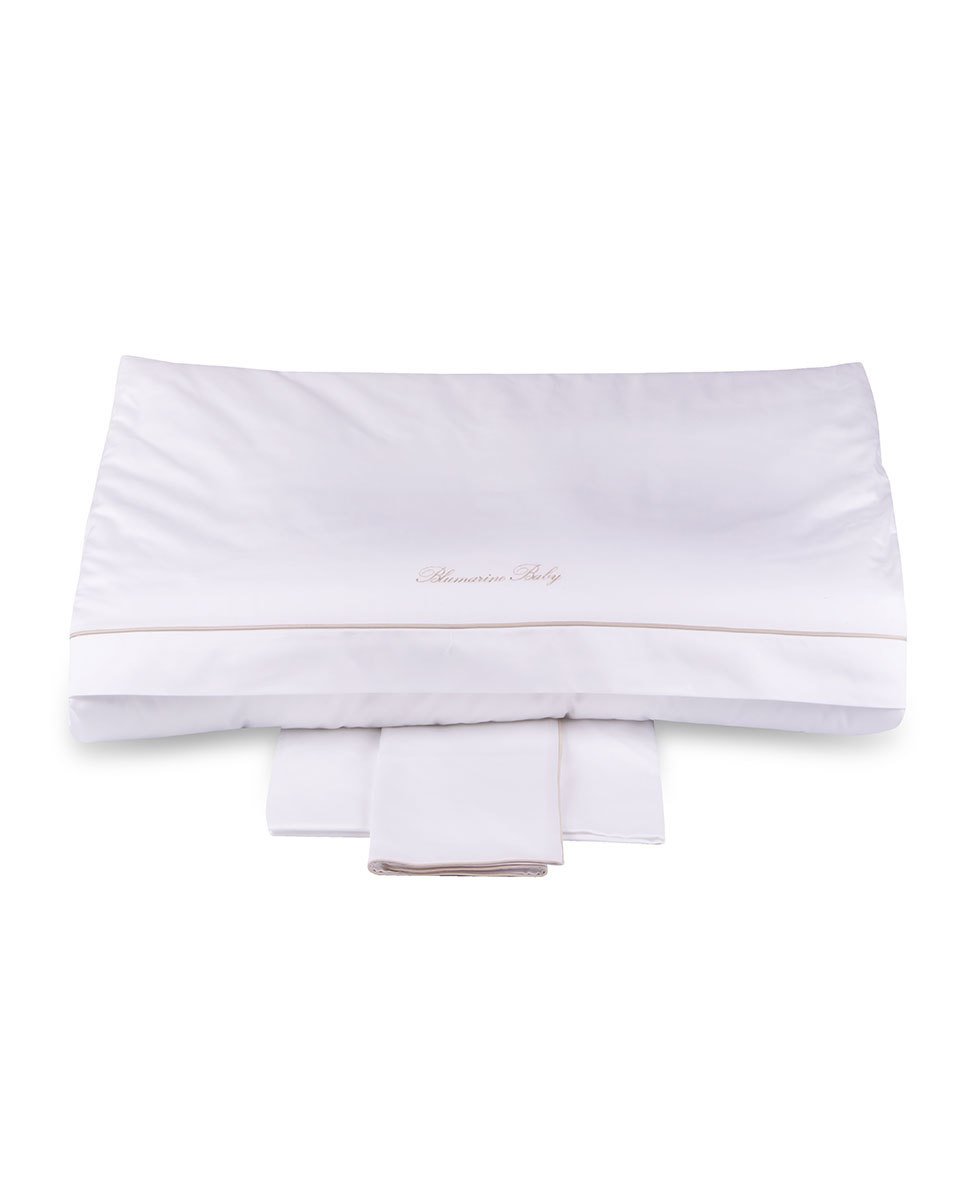 Blumarine Baby Completo Copripiumino 4 Pezzi Culla Baby Blu