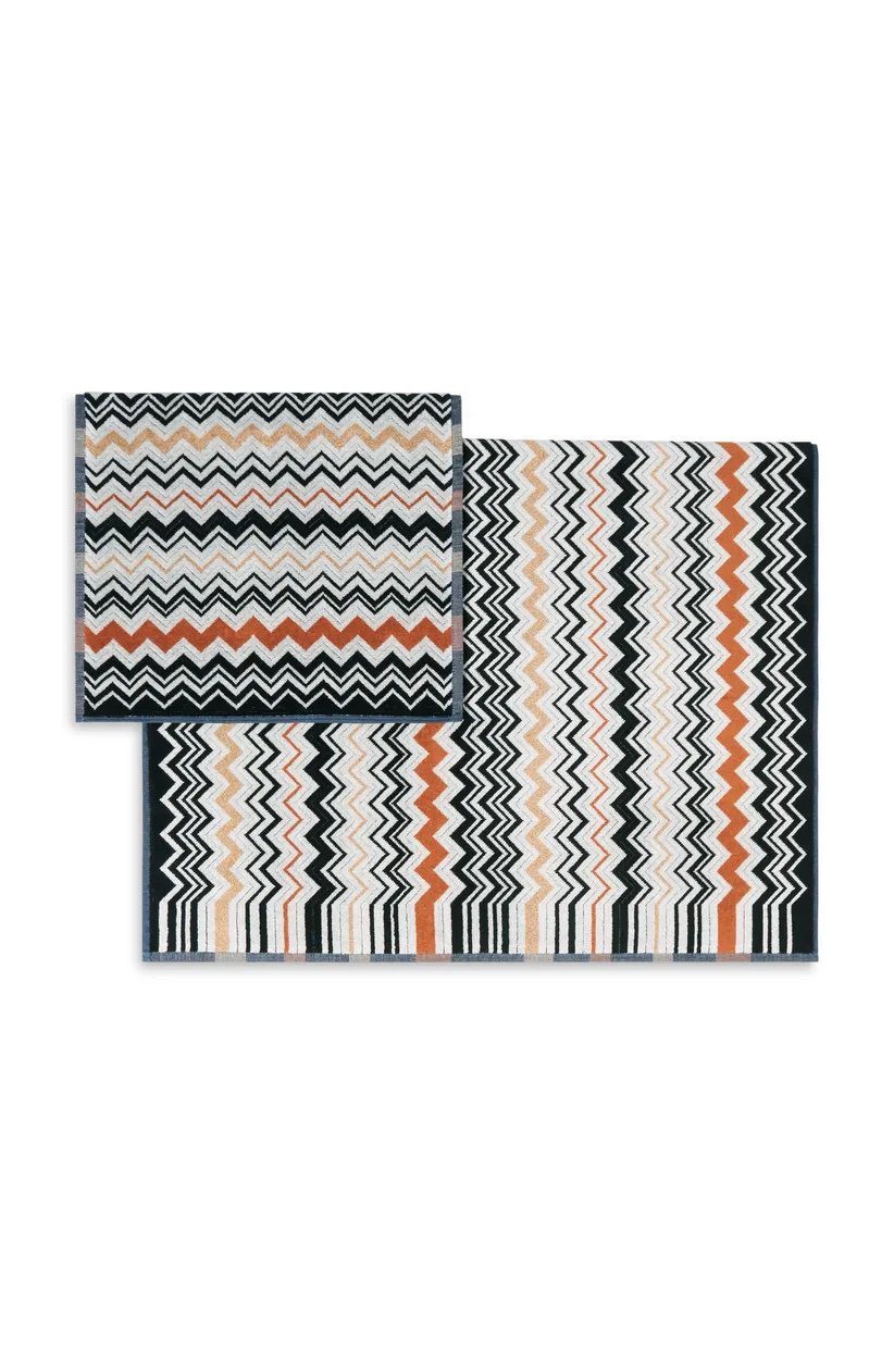 Missoni Home Set Asciugamani 1+1 In Spugna Di Cotone Bernard