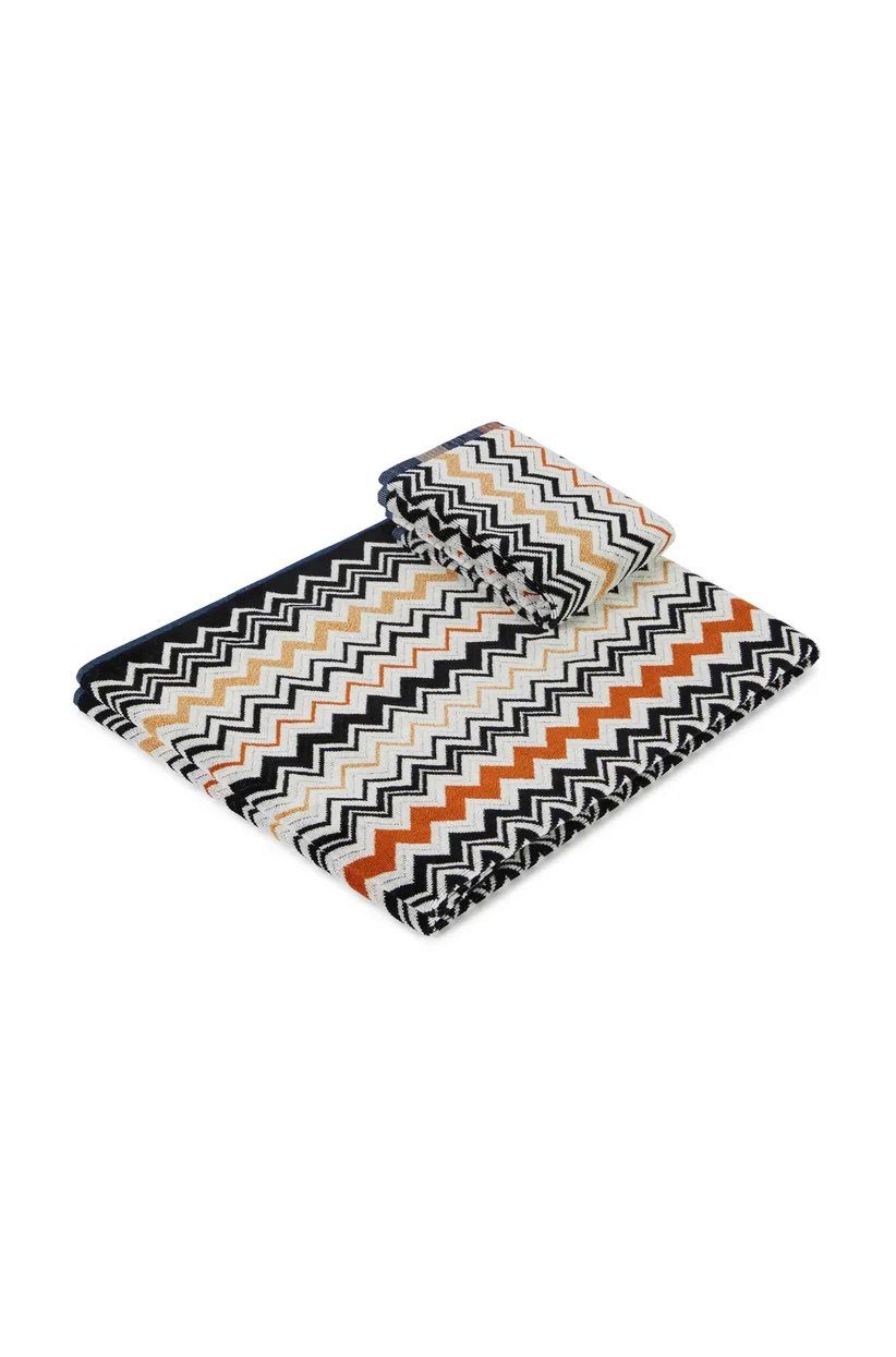Missoni Home Set Asciugamani 1+1 In Spugna Di Cotone Bernard