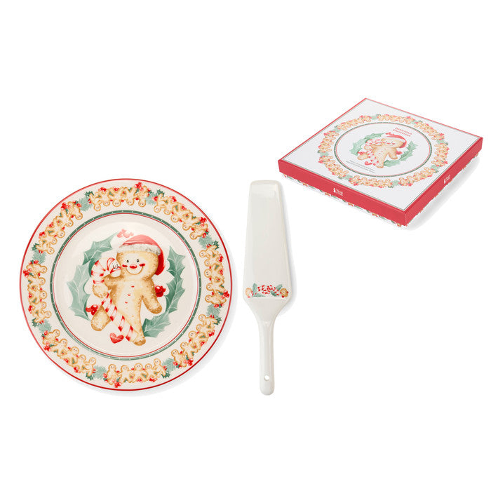 Nuvole Di Stoffa Piatto Dolce Con Pala In Ceramica Delicious Christmas