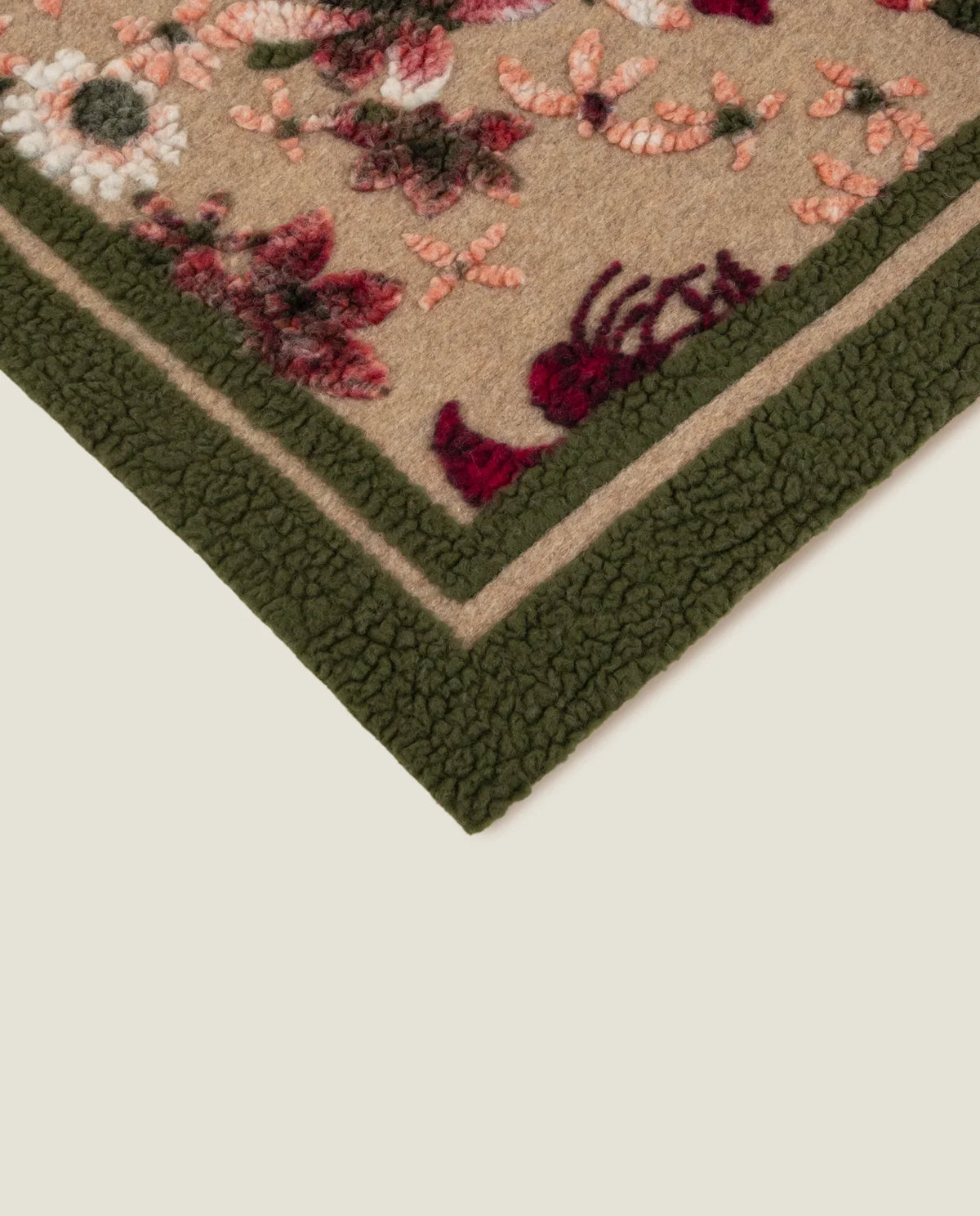 Frati Home Coperta Plaid In Lana Cotta Sei Colori Greenery