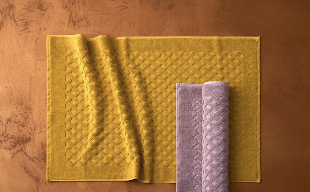 Biancoperla Tappeto Bagno In Spugna Di Cotone Con Antiscivolo 60X90Cm Perla