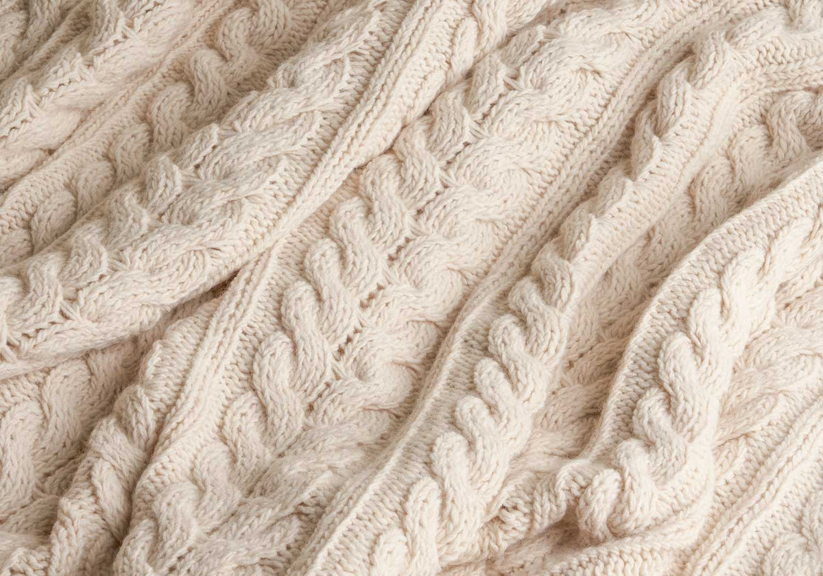 Biancoperla Plaid In Misto Lana Brighton