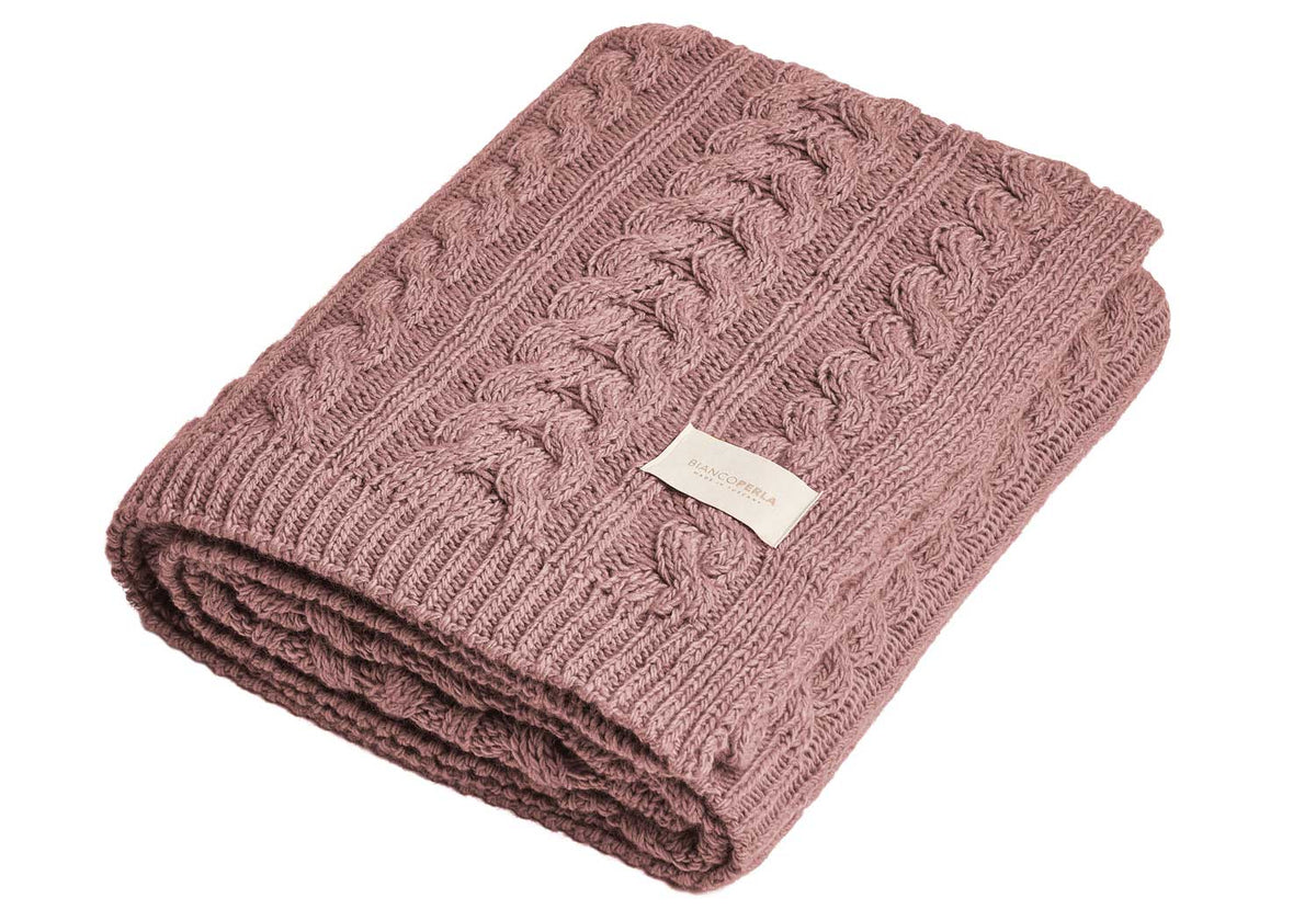 Biancoperla Plaid In Misto Lana Brighton