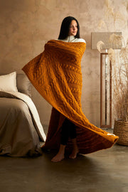 Biancoperla Plaid In Misto Lana Brighton