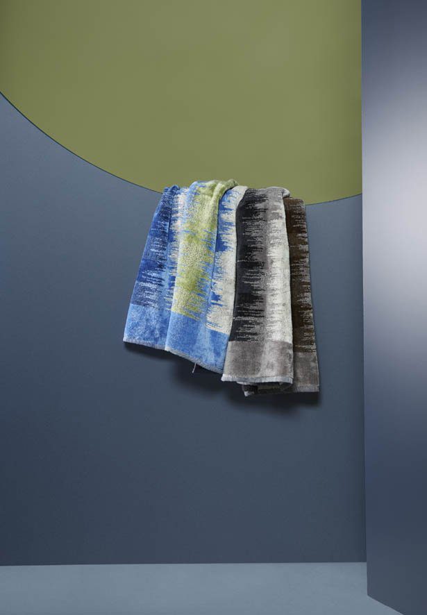 Carrara Set Asciugamani 1+1 In Spugna Di Cotone Velour Bridge