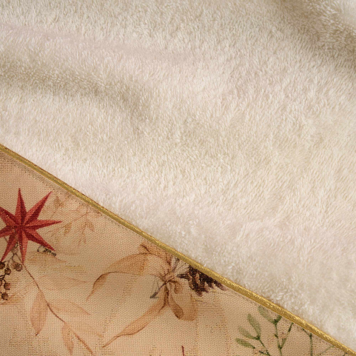 Biancoperla Set Asciugamani 1+1 In Spugna Di Cotone Claus
