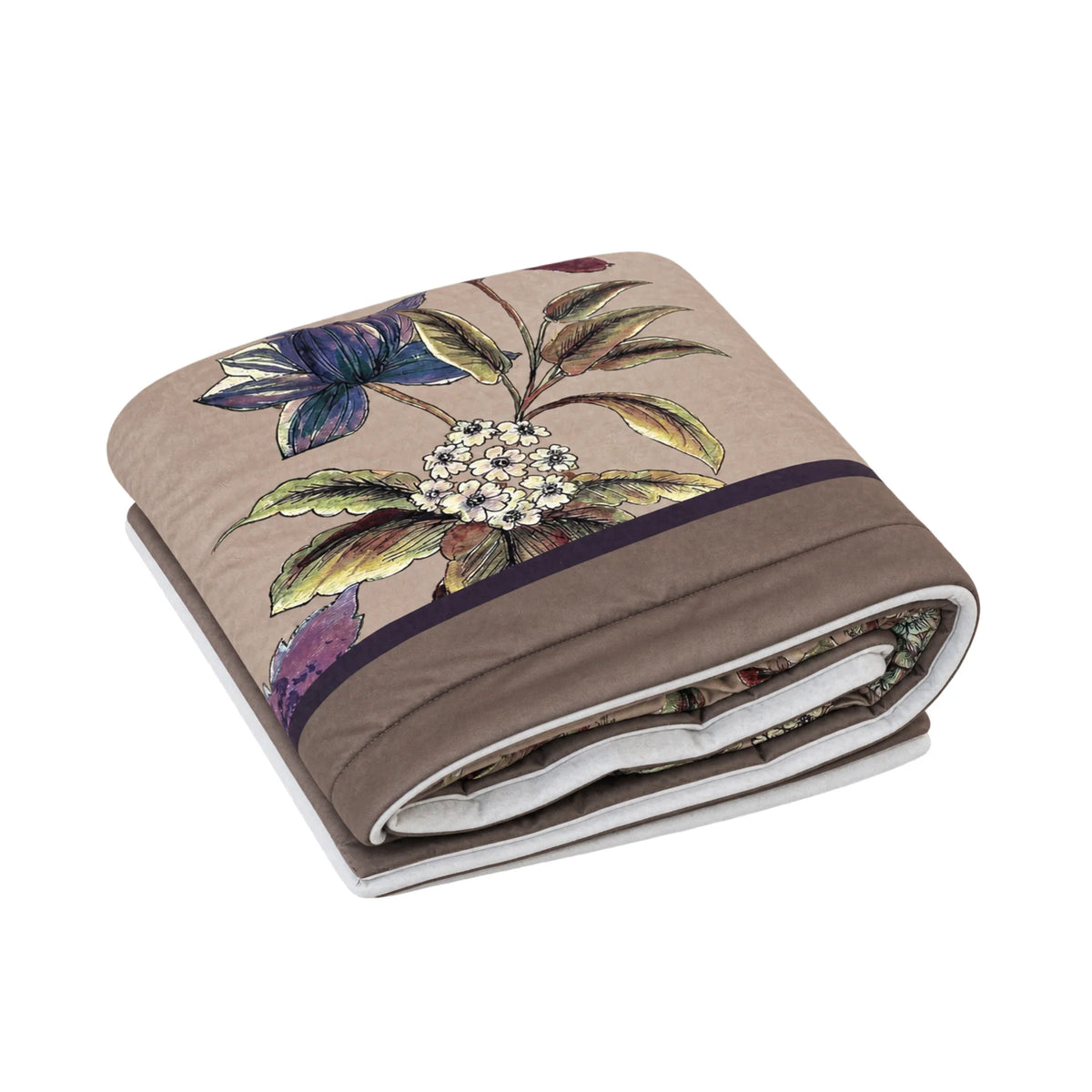 Casa Anversa Plaid In Velluto Stampato Astor Beige