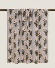 Frati Home Coperta Plaid In Mista Lana Cotta Bunch Of Flower